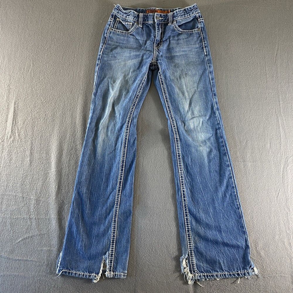 Rock & Roll Jeans Womens 18R Blue Denim Mid Rise Regular Fit Bootcut Western‎